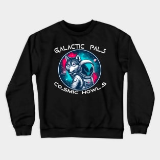 Wolf Space Crewneck Sweatshirt